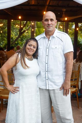 Raúl Guzmán y su compañera / Foto por: Cheery Viruet